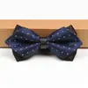 Pajarita Puntiaguda para Hombre Formal Estilo Coreano Puntiaguda Doble Capa Novio Boda Vino Tinto Pajarita Negra para Mujer