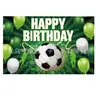 Nuevo Arreglo de Fútbol Suministros para Fiesta de Cumpleaños Vajilla Platos de Papel Servilletas de Papel Mantel para Fiesta de Cumpleaños Suministros de Decoración