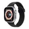 Adequado para Pulseira de Apple Watch S1-10 Geração Ultra Hermes Fivela Dobrável Monocromática Pulseira Esportiva de Silicone