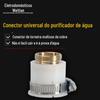 Torneira doméstica Purificador de água Conector universal Qualidade alimentar Cabeça de borracha branca 22 MM Conversão 14 Interface de conector de silicone