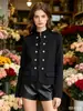 Ropa de mujer estilo europeo y americano para comercio exterior transfronterizo marca Z 2026 ZA nuevo producto chaqueta versátil ajustada con hombreras personalizada
