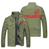 Jaqueta Cardigan Casual Masculina de Comércio Exterior Europeu e Americano Jaqueta Masculina com Estampa de Logo de Carro à Prova de Vento para Ciclismo ao Ar Livre
