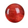 Natural derretido vermelho cristal bola ornamentos hongyun dangtou home sala de estar entrada escritório decoração presente de abertura