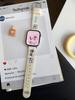 Correa de Cuero Blanco para Cachorro Adecuada para Apple Iwatch11 Generación 10/987Ultrase