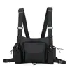 Bolsa Táctica Estilo Hong Kong Ins Chaleco Hip-Hop Bolso de Pecho Funcional Bolso de Cintura Funcional Chaleco Mochila para Hombres y Mujeres Bolso de Pollo