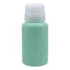 Nail art curto diamante padrão 250ml garrafa de pressão loção, álcool grande garrafa sub-embalagem com design de pressão de bloqueio à prova de vazamento