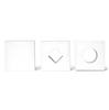 Caja de Almacenamiento de Joyería Transparente a Prueba de Polvo Caja de PE con Película Regalo Caja de Papel Usar un Collar Pulsera Embalaje Caja de Suspensión