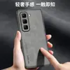 Adecuado para Funda de Teléfono Transsion Hot60Pro+ Spark40 Piel de Cordero Negocio Cuero Liso Anticaída Infinix Protección