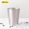 Copo de água para camping ao ar livre de aço inoxidável 304 transfronteiriço da Amazon, copo de cerveja, copo para bebidas frias, taça de vinho pequena portátil, xícara de chá