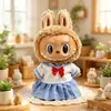[Solo Ropa de Bebé] Ropa de Reemplazo para Muñeco de Peluche de Vinilo Labubu de 38 cm Falda Mokoko para Muñeco Labubu