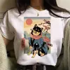 Camiseta Shiba Inu Mujer Camiseta Japonesa Chica Diseñador 2000S C