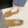 Sapatos Doudou Novos Foscos Antiderrapantes Casuais Sola Macia Antiderrapante para Mulheres e Mães Sapatos de Trabalho Camurça