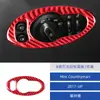 Adecuado para 17 Mini Countryman Modificación Interior del Coche Decoración del Panel de Control de Iluminación de Fibra de Carbono