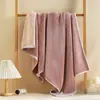 Toalla de Jade de Doble Capa Engrosada de Coral para Baño, Clase A, Absorbente, Secado Rápido, Suave, No Suelta Pelusa, Toalla de Baño Portátil