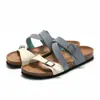 Ruizu 2025 Primavera y Verano Chanclas de Corcho para Mujer Sandalias de Moda para Hombre Zapatos de Playa de Pino de Agua Transpirables para Estudiantes