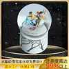Bola de Cristal Luminosa Personalizada Globo de Nieve para el Día de San Valentín Linda Decoración Casera Hecha a Mano Adornos de Artesanía de Resina para Escritorio