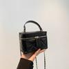 2024 primavera e verão novo portátil mini bag romboide pequeno Chanel estilo saco de corrente All-match ombro crossbody batom bolsa pequena