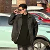 Jaqueta Casaco Streetwear Americano Solta Toque de Luxo Masculino Vibe High Street Outono Vestuário Emagrecedor Moda Motociclista Top