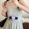 Bolsa Colgante Collar para Gafas de Sol Magnéticas de Cuero Dopamina Cadena de Suéter Casual de Verano Versátil Moda Collar Dulce