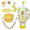 Botella de Agua Térmica Stanley Tapón Antipolvo Taza con Popote Tapa de Taza Correa de Mano Cordón para Botella de Agua Múltiples Estilos Versátiles Set