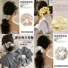 Goma para el pelo de encaje francés, un accesorio para el cabello de alta gama para mujer, perfecto para crear un moño o una cola de caballo elegante. Es un coletero delicado y elegante, disponible en tamaño grande