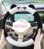Cubierta de Volante de Coche Invierno Felpa Celebridad Cibernética Linda Calefacción Cálida Gama Alta Lujo Ligero Cuatro Estaciones Cubierta de Manillar para Mujer