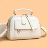 Bolso de Mano y Bolso Cruzado de Correa Ancha de Alto Gama Estilo Coreano, Bolso Tejido de Moda Práctico para Mujer