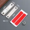 Sem furos, sucção magnética invisível para porta de armário, porta deslizante fina, sucção para porta de guarda-roupa, ímã forte duplo para armário, contas magnéticas de toque em miniatura