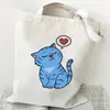 Bolsa de Lona con Estampado de Tigre para Grupo de Chicas Coreano Kpop 35X40 Bolso de Hombro Tote Diario Bolsa de Compras 0925-6
