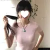 Camisetafeminina Pure Desire Retro com Strass, Manga Curta e Uma Alça, Novo Design Estilo Coreano Verão 2026, Top Emagrecedor que Marca a Cintura