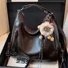 Bolsa retrô de grande capacidade para o dia a dia para mulheres, nova bolsa de ombro transversal casual versátil e na moda, mochila de dupla alça multiuso