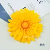 Girasol Artificial Crisantemo de Mil Capas Grande Tocado de Estilo Antiguo Bandera Cabeza Producción Estilo Jardín de Girasoles Arreglo de Patio