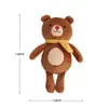 FOFOS dos Juguete de perro castor peluche resistente a mordidas tira y afloja cachorro para aliviar aburrimiento artefacto juguete para perro