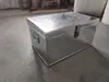 Caja de lata galvanizada engrosada, caja de herramientas, caja de almacenamiento, baúl de almacenamiento con cerradura