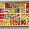 Cuentas acrílicas simuladas en forma de manzana, cuentas de frutas, pulsera, cuentas para ensartar DIY, cadena para teléfono, charm para bolso y accesorio