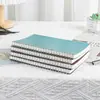 Cubierta de PP Cuaderno A5 Engrosado Cuaderno de Espiral para Estudiantes Bloc de Notas de Oficina con Tapa Lateral Línea Horizontal Diario Cuaderno de Hojas Sueltas