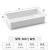 Kaibaiya vajilla de melamina ángulo recto caja cuadrada de plástico plato plato para hot pot comercial plato para barbacoa de autoservicio plato de exhibición