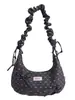 Nuevo Estilo Primavera y Verano Estilo Mori Fresco y Sencillo Bolso Plegado Nube para Mujer, Estilo Coreano Ins Energético y Femenino Bolso de Hombro