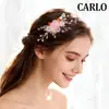 Carlo novo L1121 material de moda cor pingente de flor diy acessórios de flor presilha de cabelo fábrica atacado