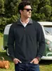 Sudadera casual con cuello alto de jacquard texturizado para hombre, estilo americano de comercio exterior, para primavera y otoño, con bolsillo con cremallera