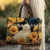 Bolso de Mano con Estampado de Moda Tendencia para Mujer 3D Transfronterizo Nuevo Producto Temu Amazon Bolso de Hombro Lona 300g