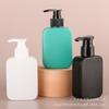 Botella de limpiador facial para hombre 150ml tipo prensa botella de limpiador facial de PE gel de ducha de aminoácidos champú sub-botella