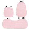 Almofadas de Pelúcia para Banco de Carro Outono e Inverno, Almofadas de Banco de Carro Simples e Modernas, Almofadas de Banco de Carro Quentes, Macias e Confortáveis para Meninas