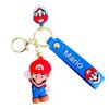Lindo Llavero de Dibujos Animados Super Mario, Exquisita Muñeca Tridimensional, Colgante para Bolso y Coche, Llavero, Pequeño Regalo