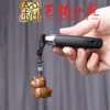 Accesorio Llavero Little Pony de Palo de Rosa, Adorno de Cadena para Teléfono Lanyard Caballo del Zodiaco Tallado en Madera Yiming Xianyuan