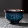 Taza de té de seda de conejo con cambio de horno, taza individual, taza de té de kung fu de cerámica, taza maestra, taza de té pequeña, juego de té, tazón de té, taza personal
