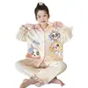 Pijama Infantil, coleção primavera e outono para meninos, pijama de manga longa em algodão penteado, roupa de casa, design de desenho animado para meninos e adolescentes, novo estilo 2026