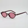 Gafas de Sol 2025 Personalizadas Nuevas Ovaladas Retro Marco Pequeño Modernas y Sencillas Estilo Ins Anti-UV
