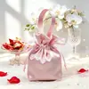 Bolsas de dulces para bodas, cajas de dulces de alta gama para bodas, no plegables, bolsas de dulces con cordón para llevar en la mano, recuerdos de boda