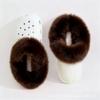 Zuecos de Algodón, Pantuflas de Algodón para Mujer, Zapatos de Mujer para Otoño e Invierno, Zapatos Peludos, Pantuflas de Algodón Desmontables, Zuecos con Forro de Felpa Casa de Nieve